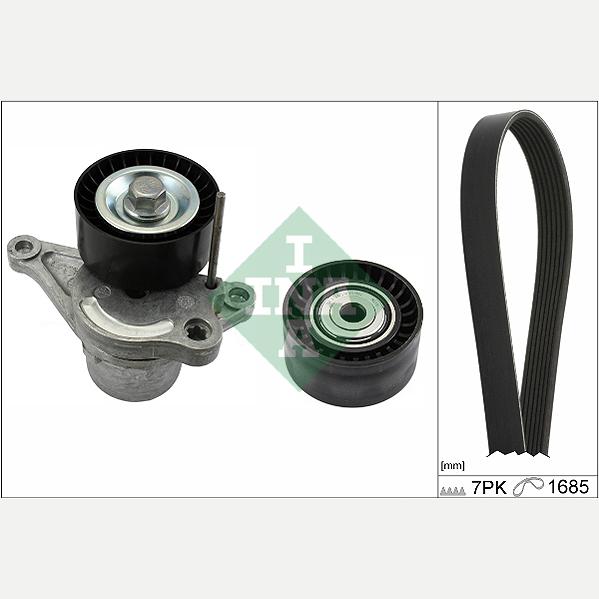 INA 529035310 V-Ribbed Belt Set