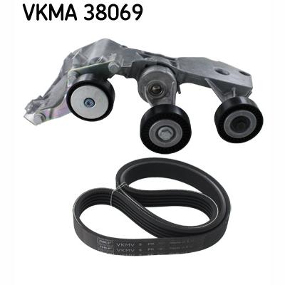 SKF VKMA38069 V-Ribbed Belt Set