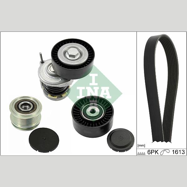 INA 529046720 V-Ribbed Belt Set