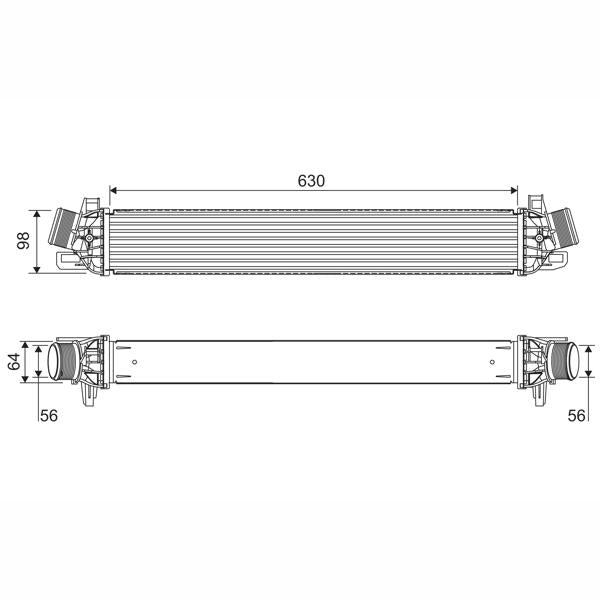 VALEO VAL822914 Charge Air Cooler