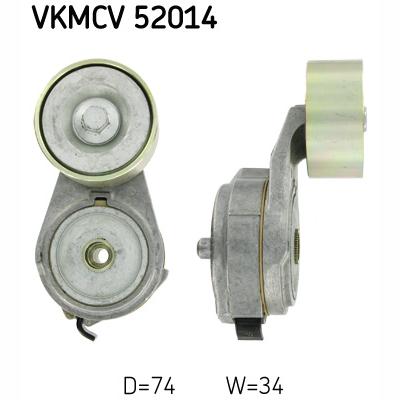 SKF VKMCV52014 V-Ribbed Belt Tensioner Pulley