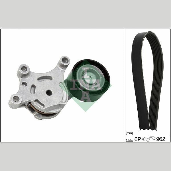 INA 529029810 V-Ribbed Belt Set