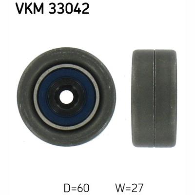 SKF VKM33042 V-Ribbed Belt Deflection/Guide Pulley