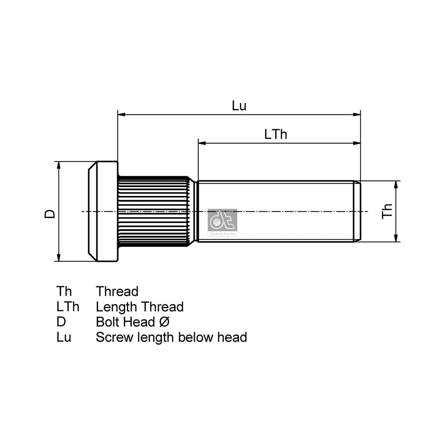 DT SPARE PARTS 6.54205 Pin