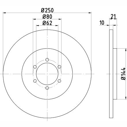 TRW MOTO ST1720 Brake Caliper Guide Sleeve Kit