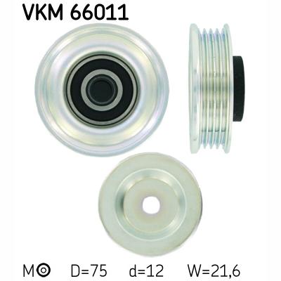 SKF VKM66011 V-Ribbed Belt Tensioner Pulley