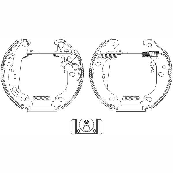 TEXTAR 84060000 Brake Shoe Set