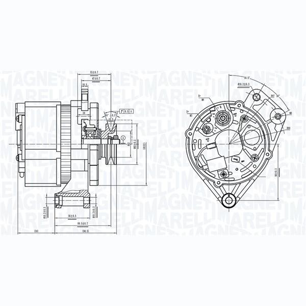 MAGNETI MARELLI 063739061010 Alternator