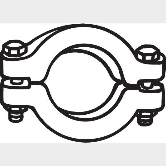 BOSAL BOS254-270 Exhaust System Clamping Piece