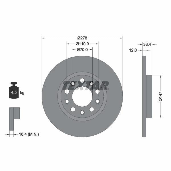 AUTOFREN SEINSA D7-033C Brake Caliper Guide Sleeve Kit