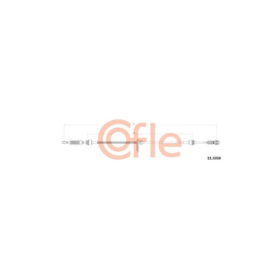 Cofle 11.3359 Cable, Manual Transmission Suitable for Mercedes-Benz V-Class (W638/2)