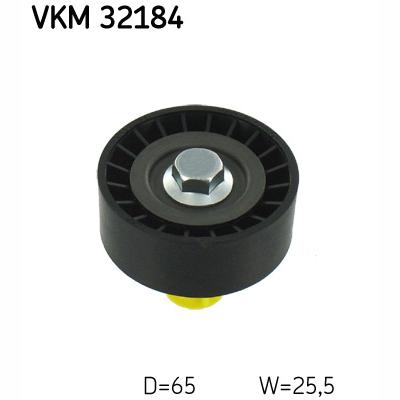 SKF VKM32184 V-Ribbed Belt Deflection/Guide Pulley