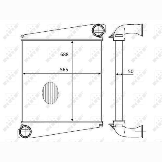 NRF NRF30557 Charge Air Cooler