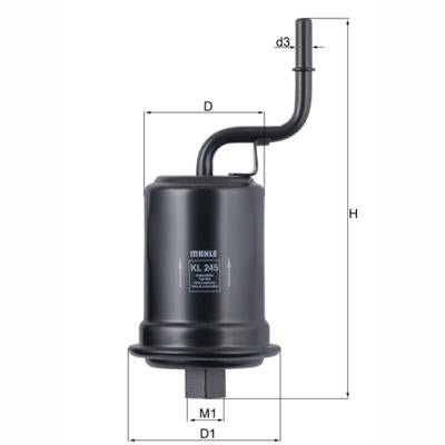 KNECHT KL245 Fuel Filter
