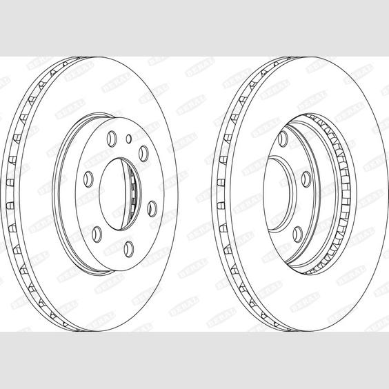 BERAL BCR314A Brake Disc