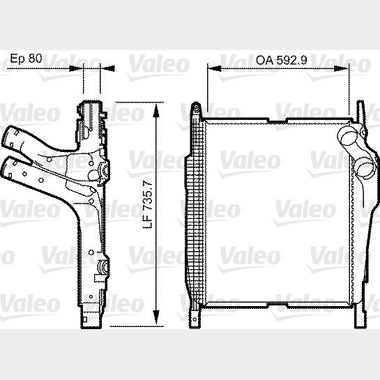 VALEO VAL818230 Charge Air Cooler