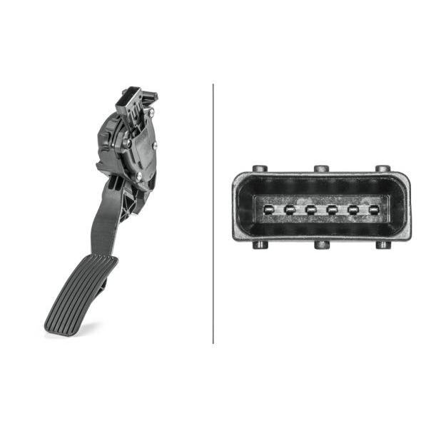HELLA 765-731 Accelerator Pedal Position Sensor