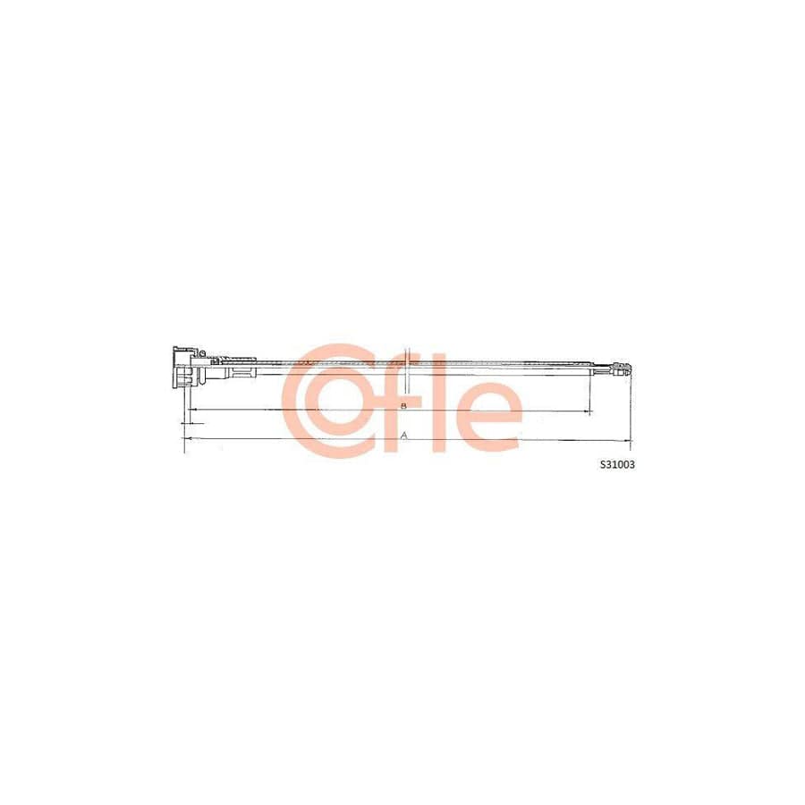 Cofle S31003 Speedometer Cable for VW Beetle