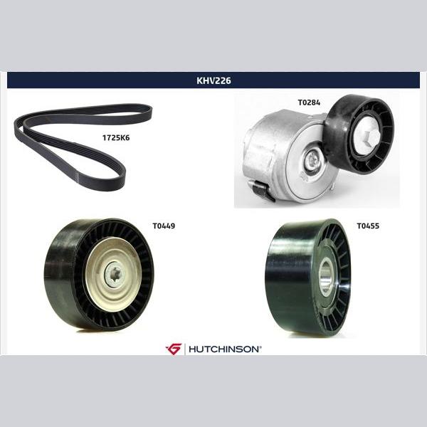 HUTCHINSON HUKHV226 V-Ribbed Belt Set
