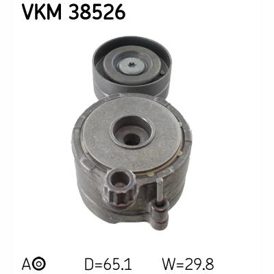 SKF VKM38526 V-Ribbed Belt Tensioner Pulley