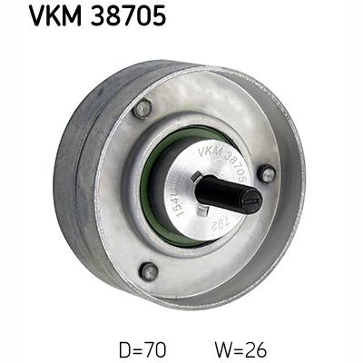 SKF VKM38705 V-Ribbed Belt Deflection/Guide Pulley