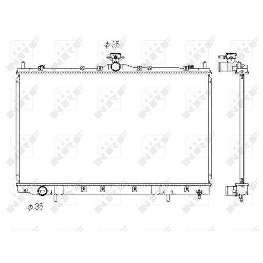 NRF NRF53431 Engine Radiator