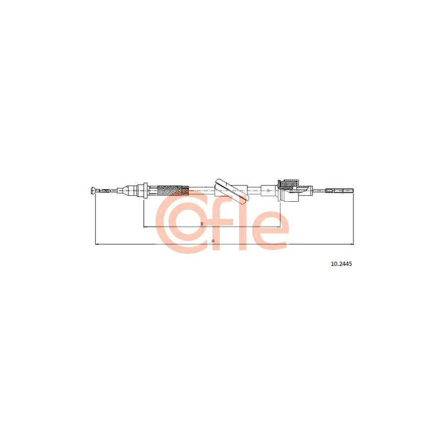 Cofle 92.10.2445 Clutch Cable for Ford Transit