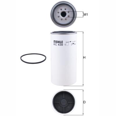 MAHLE KC430D Fuel Filter