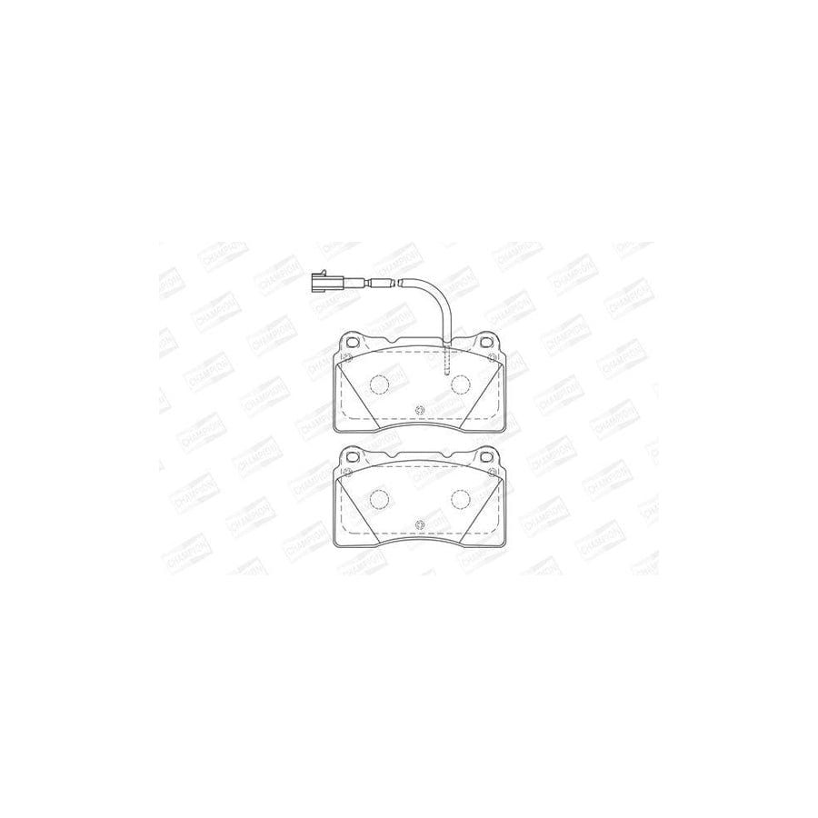 Champion 573433Ch Brake Pad Set for Alfa Romeo Giulietta