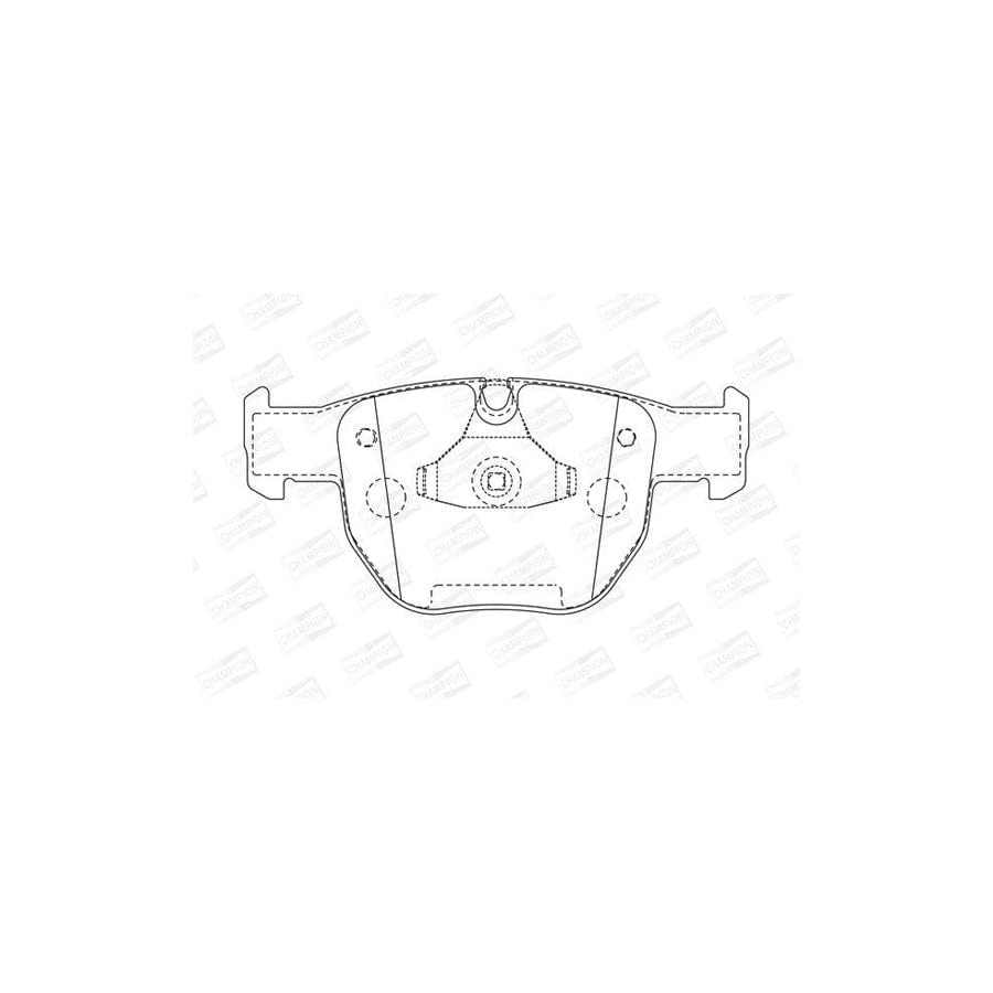 Champion 572507Ch Brake Pad Set for Land Rover Range Rover III (L322)