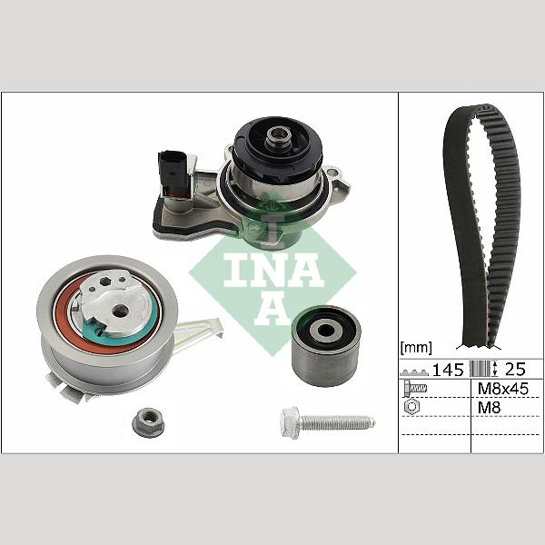INA 530066530 Water Pump & Timing Belt Kit