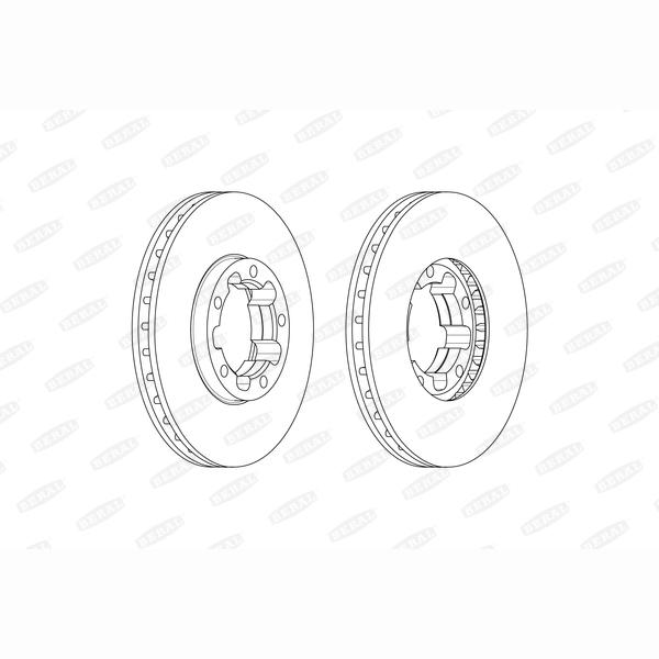 BERAL BCR326A Brake Disc