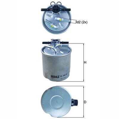 KNECHT KL440/40 Fuel Filter