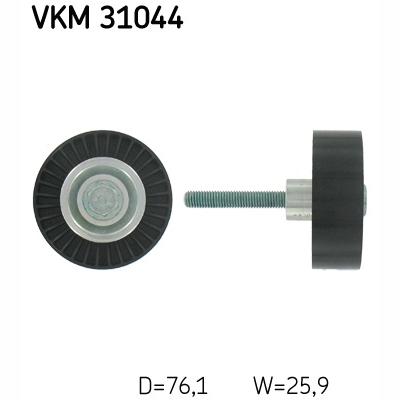 SKF VKM31044 V-Ribbed Belt Deflection/Guide Pulley