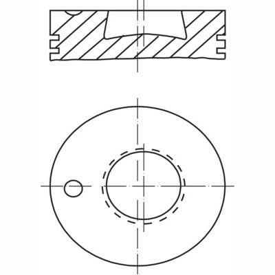 MAHLE 0039210 Piston