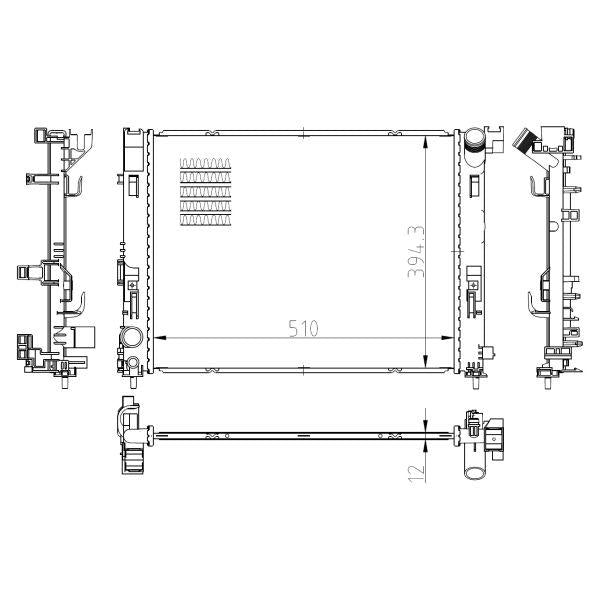 NRF NRF550038 Engine Radiator