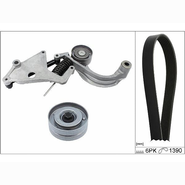 INA 529045710 V-Ribbed Belt Set
