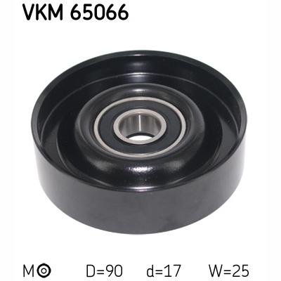 SKF VKM65066 V-Ribbed Belt Deflection/Guide Pulley