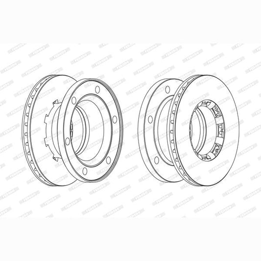 FERODO FCR175A Brake Disc