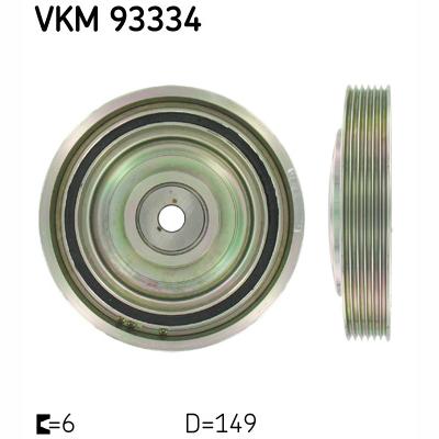 SKF VKM93334 Crankshaft Belt Pulley
