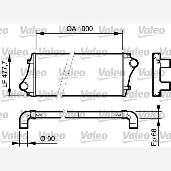 VALEO VAL818877 Charge Air Cooler