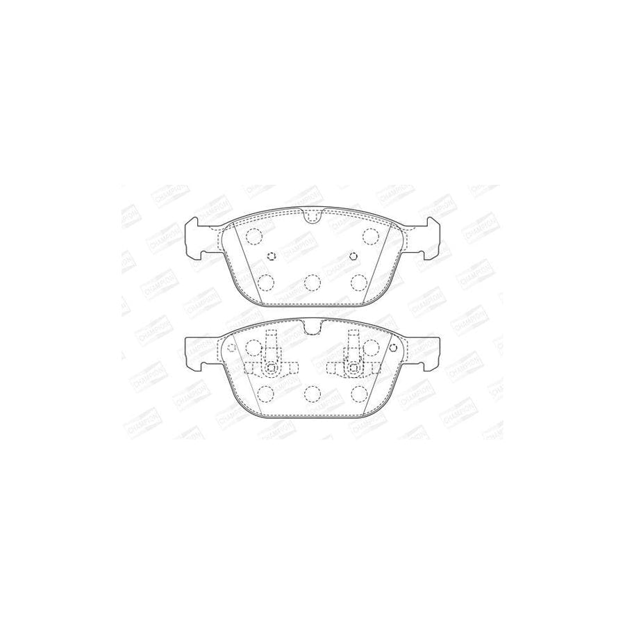 Champion 573293Ch Brake Pad Set for Volvo Xc60 I (156)