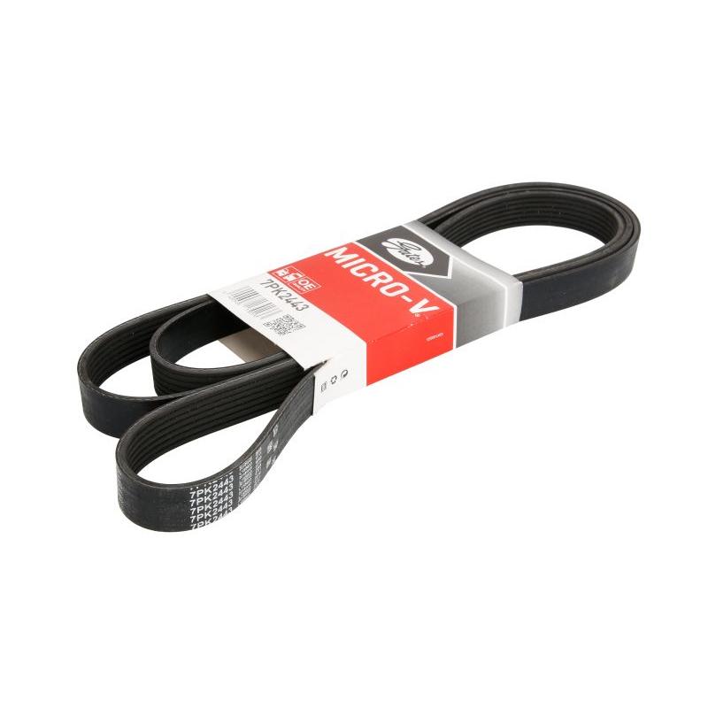 GATES GAT7PK2443 V-Ribbed Belt