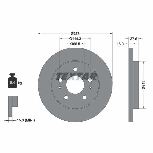 WABCO 8977531104 Brake Caliper Guide Bellow