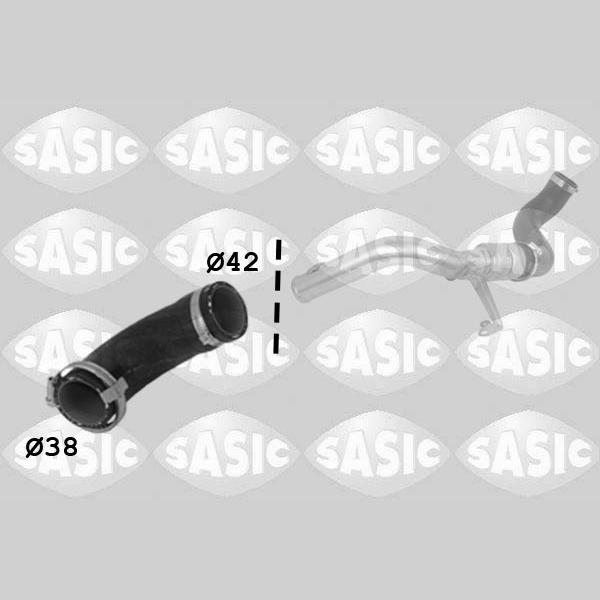 SASIC SAS3336214 Charge Air Hose