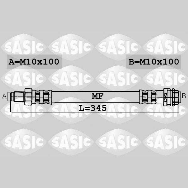 SASIC SAS6606033 Brake Hose