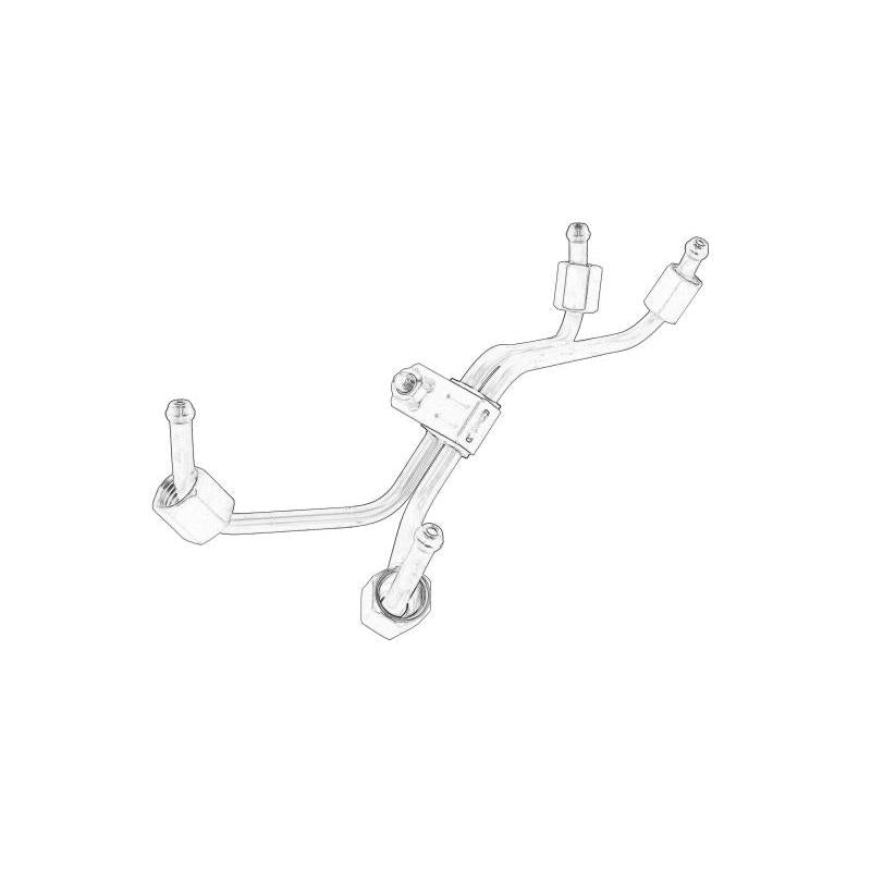 OE OPEL 8009711 Injection System High Pressure Pipe