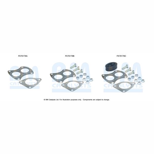 BM CATALYSTS FK70179B Exhaust System Mounting Kit