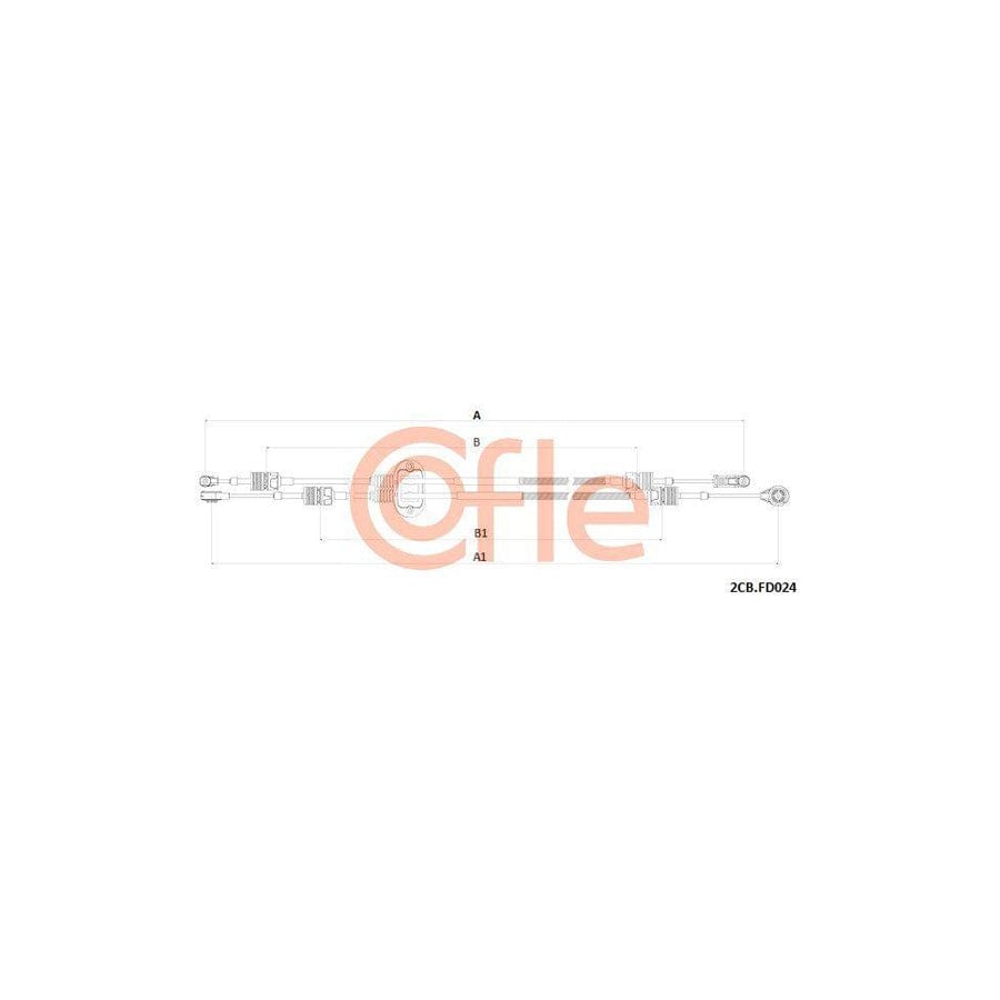 Cofle 2Cb.Fd024 Cable, Manual Transmission for Ford Mondeo