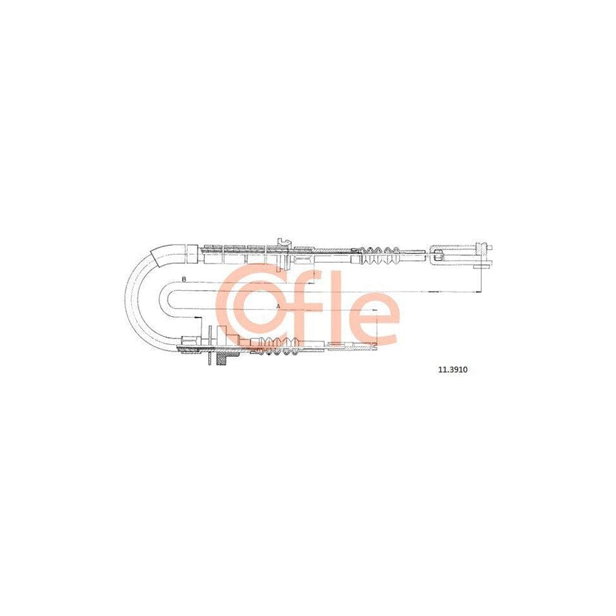 Cofle 11.3910 Clutch Cable
